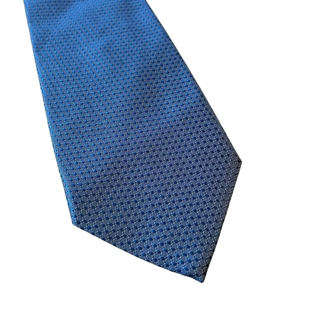 Brooks Brothers Men's Blue Patterned Necktie‎ Business Formal USA Made